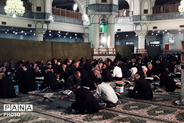 مراسم عزاداری شهادت رهبر معظم انقلاب در حرم مطهر حضرت عبدالعظیم حسنی (ع)