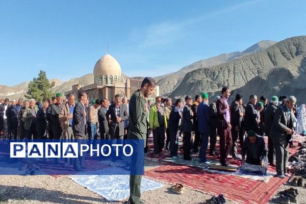  نماز عید سعید فطر در جوار شهدای شهر بار