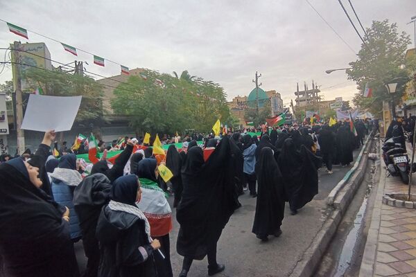  راهپیمایی ۱۳آبان در شهرستان ورامین