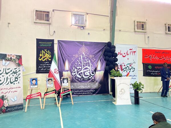 فین غرق در عطر فاطمی همزمان با روز دانش‌آموز