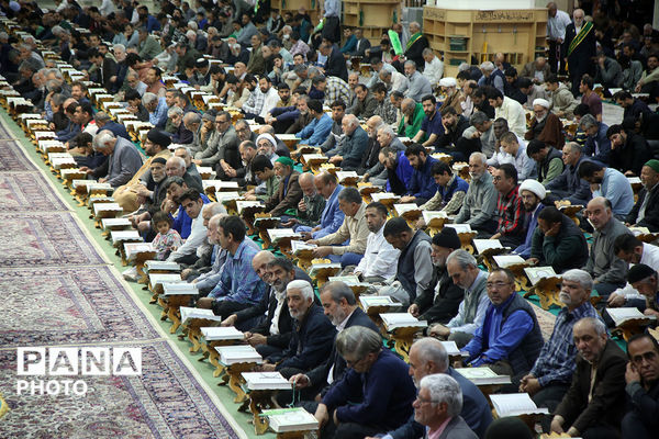 آیین ترتیل خوانی قرآن کریم در حرم حضرت معصومه(س)