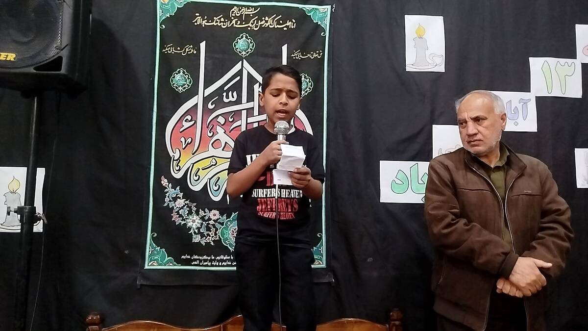 تجدید پیمان انقلاب و اهل بیت (ع) در دبستان شهید پسندیده فدافن