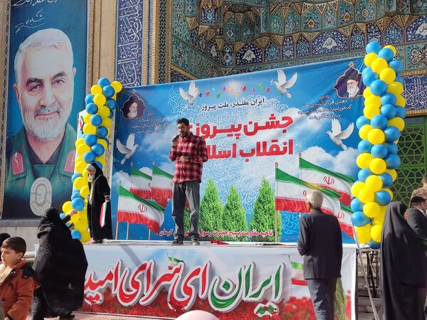 راهپیمایی ۲۲ بهمن در دیار حاج قاسم سلیمانی