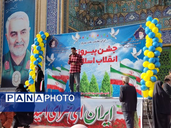 راهپیمایی ۲۲ بهمن در دیار حاج قاسم سلیمانی