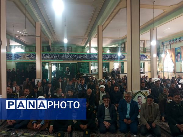مراسم گرامیداشت شهید محسن کمالی دوست در چناران