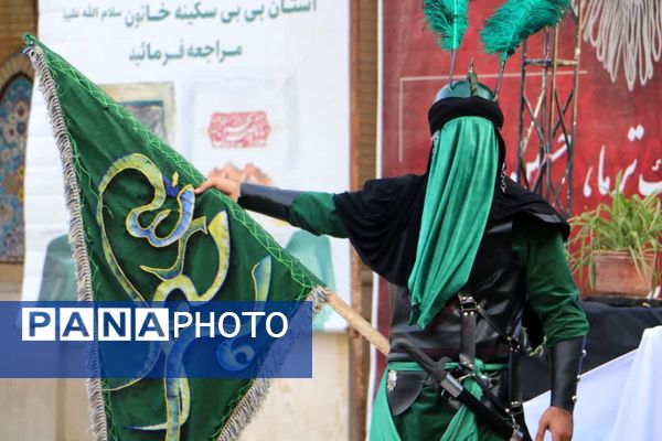 اجرای تئاتر مذهبی در آستان مقدس امامزاده بی‌بی‌سکینه صفادشت 