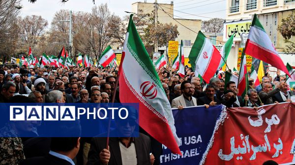 راهپیمایی روز قدس در زنجان 