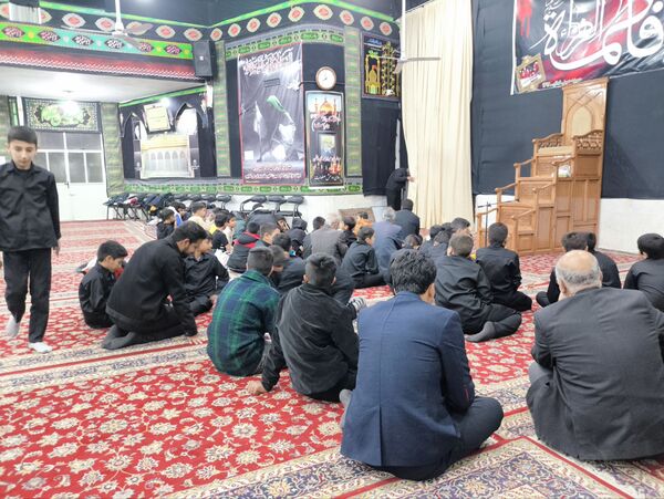 فاطمیه در تکیه حسینی فدافن شور جوانی  شعور دینی