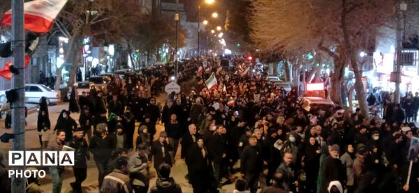 تجمع و راهپیمایی مردم بجنورد برای بیعت با رهبر جدید