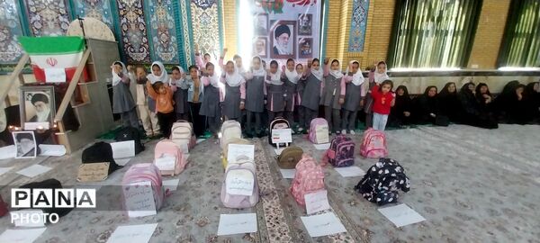 سنگر مسجد به یاد دانش‌آموزان میناب