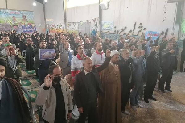 مراسم بزرگداشت حماسه ۹ دی در شهرستان بیضا