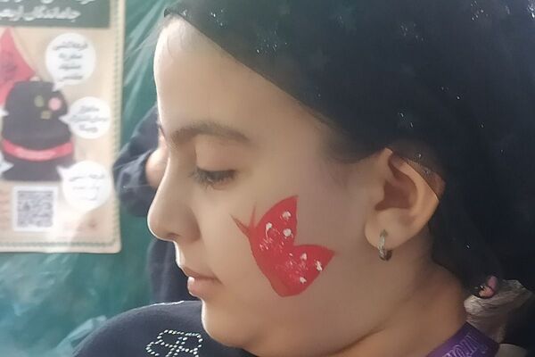 حضور کودکان و نوجوانان در راهپیمایی جاماندگان اربعین حسینی