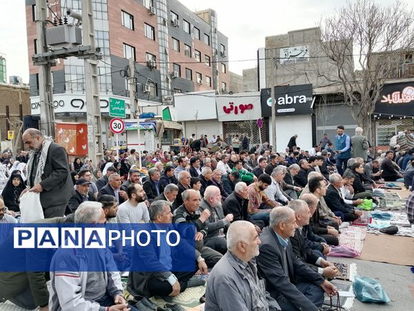  نماز عید فطر در شهرستان آبیک