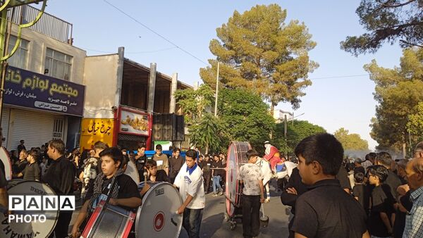 ورود باشکوه کاروان بنی اسد (ع) و نخل بزرگ فدافن به میعاد گاه عاشقان 