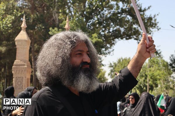 زائرانِ نرسیده به حریم؛ خروشِ اربعینی‌ها در قلبِ نیشابور