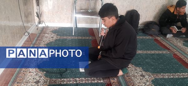 اولین مراسم زیارت عاشورای  دبیرستان شاهد ابوذر غفاری نیشابور به‌مناسبت شهادت شهید سید حسن نصرالله 