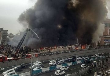 آتش بازارچه جنت‌آباد خاموش شد