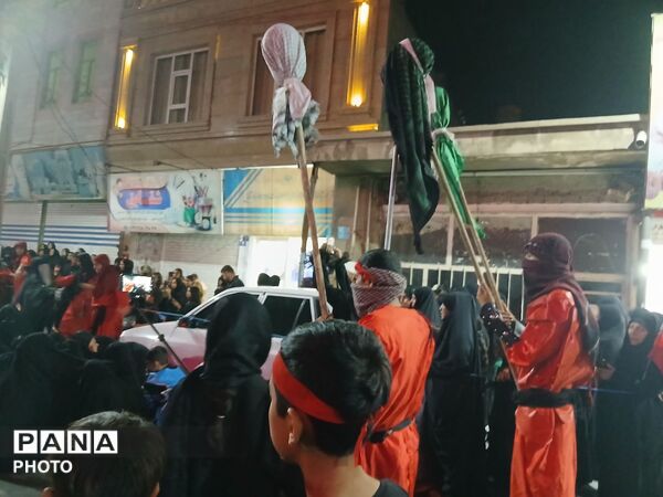 کاروان نمادین اُسرای کربلا در زیبادشت فردیس 