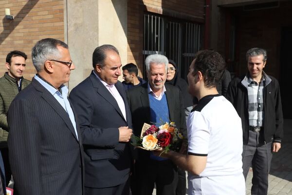 افتتاح اتاق ورزش مدرسه هوشمند استثنایی شهید رضی شهر جدید سهند