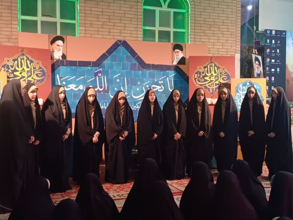 مراسم معنوی اعتکاف در مجموعه رستگاران شهرستان برخوار  