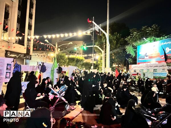 حضور باشکوه مردم کرج در صد و یازدهمین شب از تجمعات مردمی