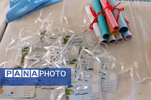 افتتاحیه سفیران سلامت در دبیرستان آمنه‌_کوثر شهرستان فیروزه