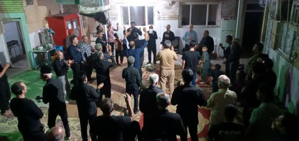 عزاداری اربعین خدمتگزاران حسینیه  ابوالفضلی فدافن در مشهد مقدس