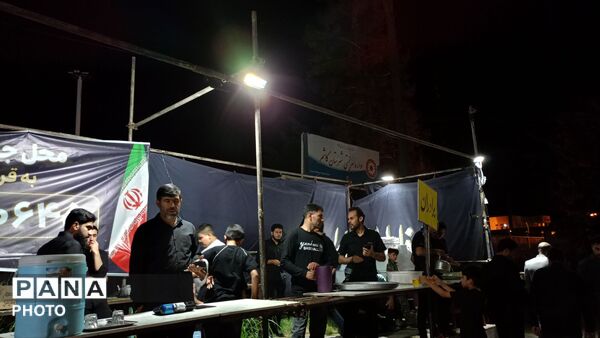 برپایی مواکب در حاشیه عزاداری خیابانی