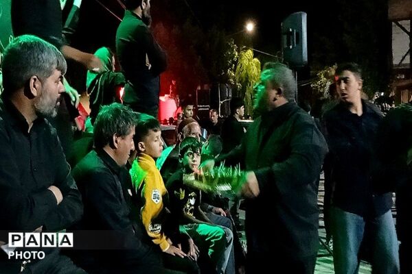 مراسم شام غریبان سالار شهیدان  در حسینیه شهدای شهر بار