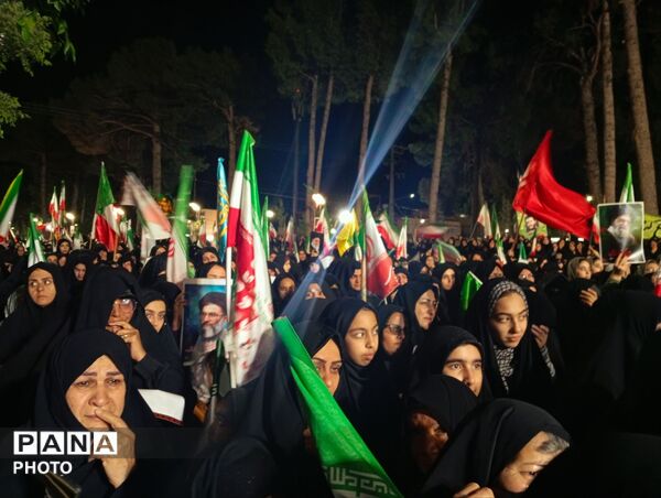 اجتماع مردم خلیل آباد در شب چهل و یکم از شهادت رهبر معظم انقلاب اسلامی
