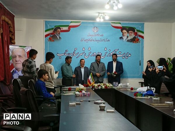 تقدیر از دانش‌آموز خبرنگاران بناب بمناسبت ۲۴سالگی خبرگزاری پانا