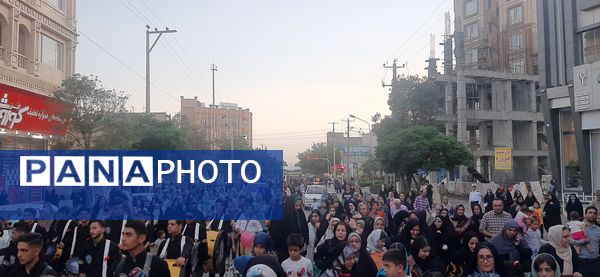 راهپیمایی کیلومتری غدیر در نیشابور