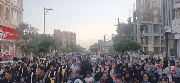راهپیمایی کیلومتری غدیر در نیشابور