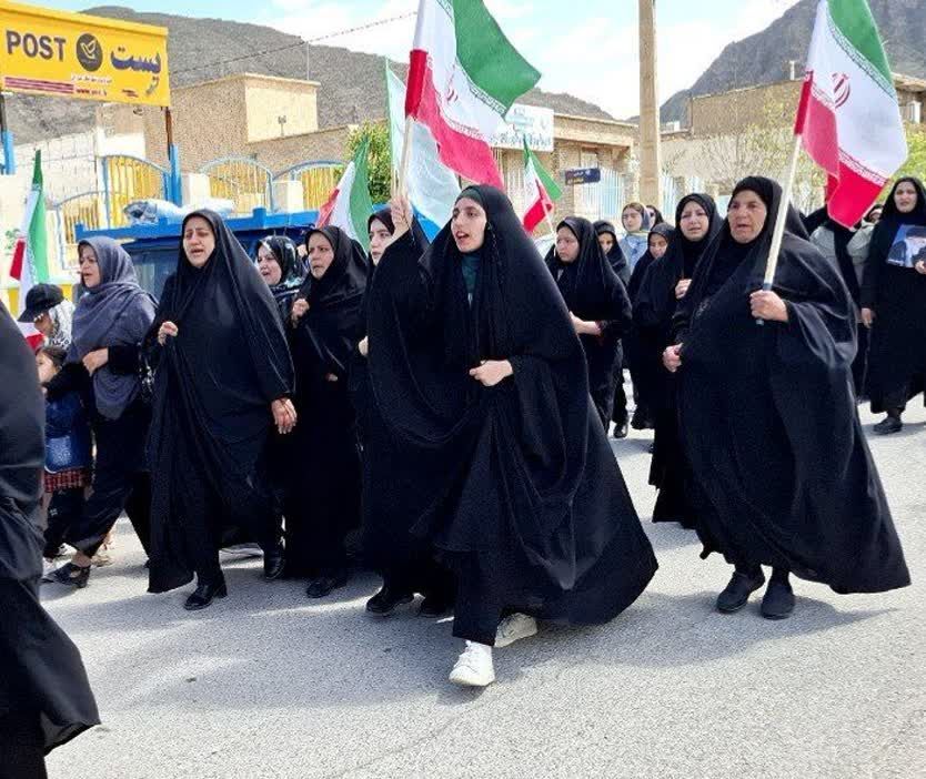 حضور گسترده اهالی زاگرس در چهلم رهبر شهید