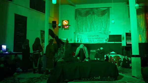 مراسم تعزیه شهادت حضرت زهرا(س) در روستای ساروق شهرستان داورزن