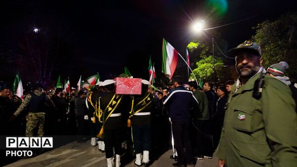 مراسم تشیع پیکر مطهر شهید رضا روزگرد