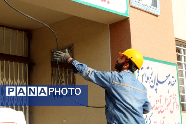 مانور سراسری زلزله و ایمنی مدارس در گلوگاه