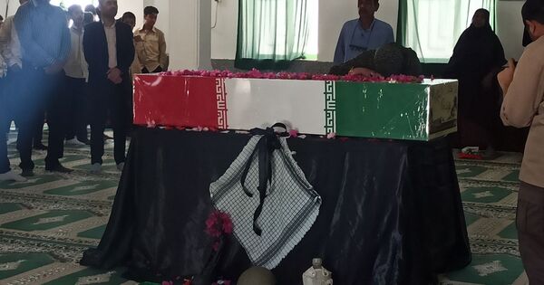 شهید گمنام مهمان مردم روستای رضوان شد