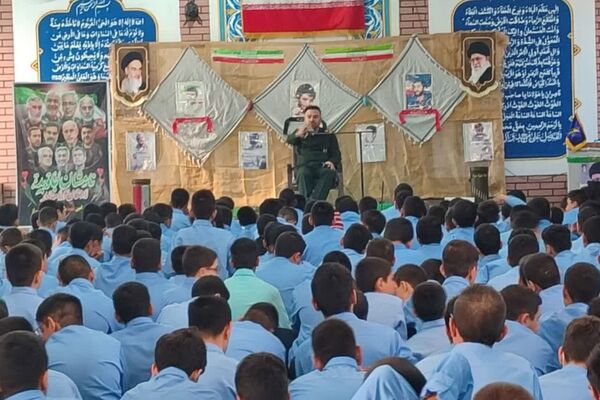 مراسم یادواره شهدا در آموزشگاه امین شهید بکائی