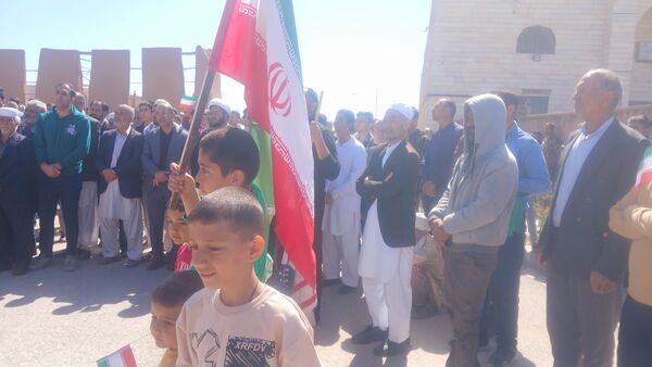 حضور مردم روستای براباد در راهپیمایی روز جهانی قدس