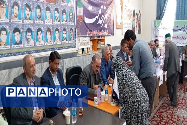 میز خدمت با حضور رؤسای ادارات در شهر بار