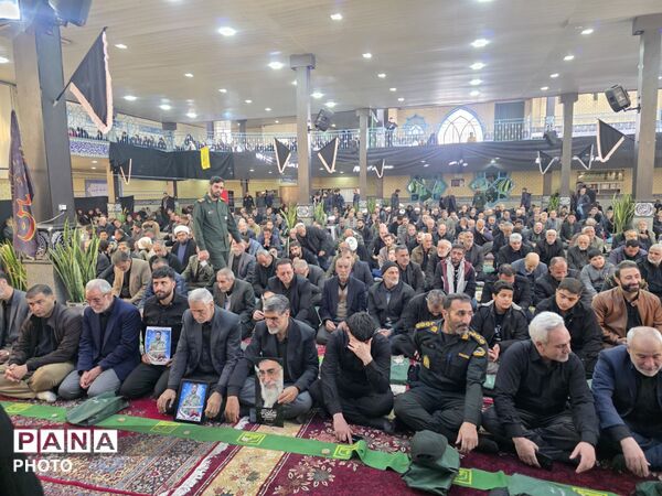 تشییع باشکوه شهید محمد رجبی در ماه مبارک رمضان با حضور گسترده مردم تویسرکان در روز جمعه