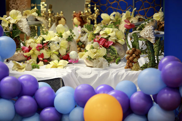 مراسم جشن ازدواج به‌مناسبت نیمه شعبان در مسجد جمکران