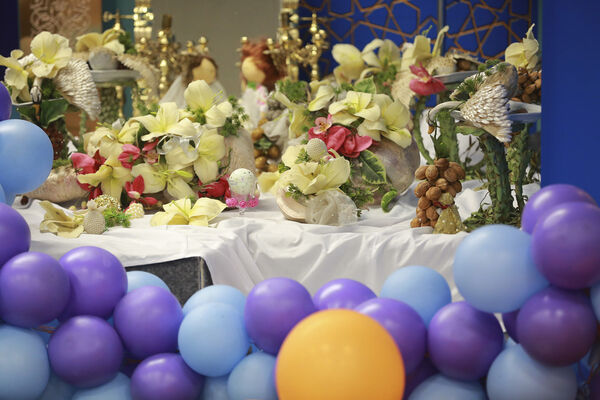 مراسم جشن ازدواج به‌مناسبت نیمه شعبان در مسجد جمکران