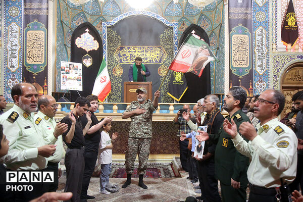 مراسم بزرگداشت ۱۴۴ شهید اقتدار ملی و جنگ رمضان در قم