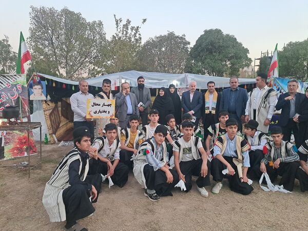آخرین روز اردوی کشوری دانش‌آموزان عشایر.