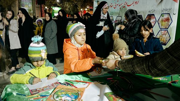 موکب  فرهنگی کودکان در شهرستان کاشمر 