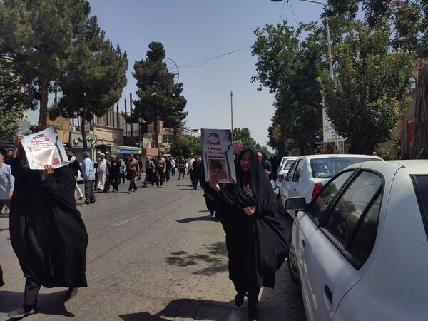 راهپیمایی مردم ولایت‌مدار نیشابور در پی ترور شهید اسماعیل هنیه 