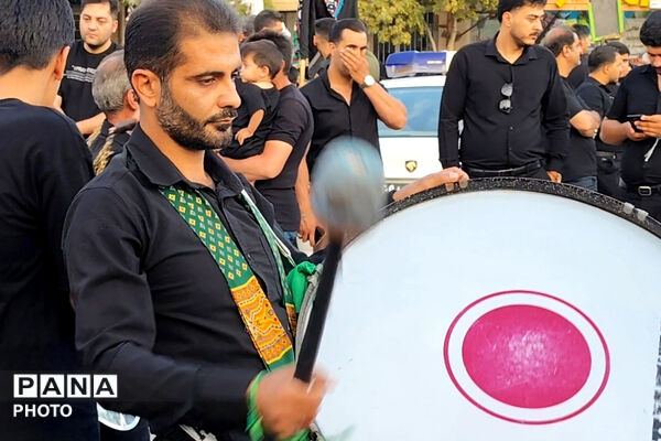 سوگ و ارادت عزاداران حسینی در شهر صغاد