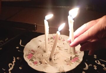 شب شام غریبان در گلزار شهدای شهر فردانبه 
